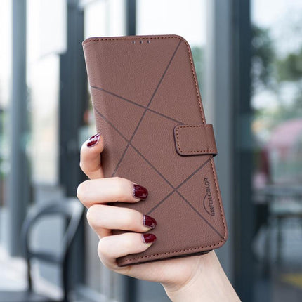 Geometric Pattern RFID Leather Phone Case, For iPhone 17 Pro Max, For iPhone 17 Pro, For iPhone 17, For iPhone Air