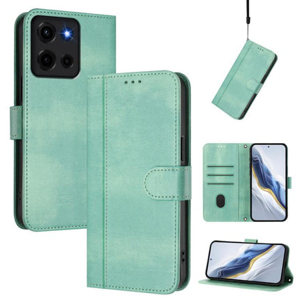 Line Splicing Buckle Retro Leather Phone Case, For Motorola Moto G 5G 2025, For Motorola Moto G Play 2025 / G Power 2025, For Motorola Moto G75 5G