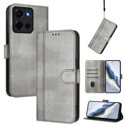 Line Splicing Buckle Retro Leather Phone Case, For Motorola Moto G 5G 2025, For Motorola Moto G Play 2025 / G Power 2025, For Motorola Moto G75 5G