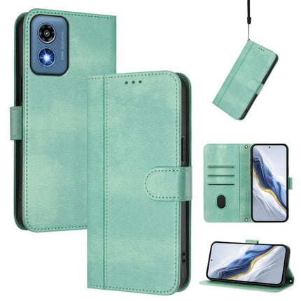 Line Splicing Buckle Retro Leather Phone Case, For Motorola Moto G Play 5G 2024 Global, For Motorola Moto G Stylus 5G 2024, For Motorola Moto G Play 4G 2024 Global