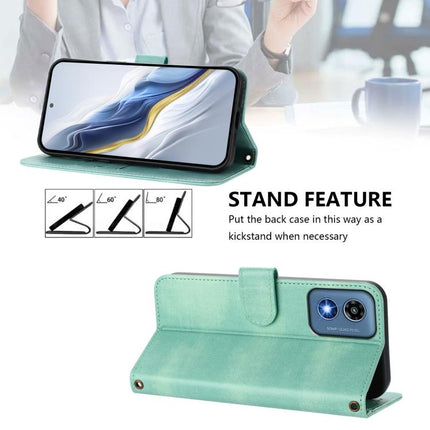 Line Splicing Buckle Retro Leather Phone Case, For Motorola Moto G Play 5G 2024 Global, For Motorola Moto G Stylus 5G 2024, For Motorola Moto G Play 4G 2024 Global