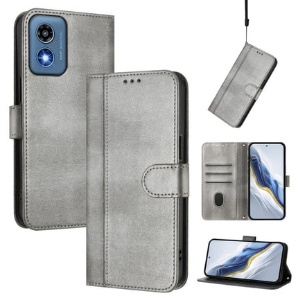 Line Splicing Buckle Retro Leather Phone Case, For Motorola Moto G Play 5G 2024 Global, For Motorola Moto G Stylus 5G 2024, For Motorola Moto G Play 4G 2024 Global