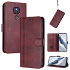 For Motorola Moto G Play 2021 / Wine Red