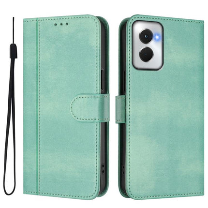 Line Splicing Buckle Retro Leather Phone Case, For Motorola Moto G Power 5G 2024, For Motorola Moto G84 5G, For Motorola Moto G Stylus 4G 2023
