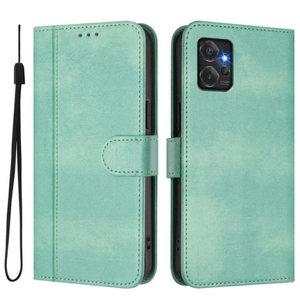 Line Splicing Buckle Retro Leather Phone Case, For Motorola Moto G Power 2023 5G, For Motorola Moto G Stylus 5G 2023, For Motorola Moto E13 2023 4G