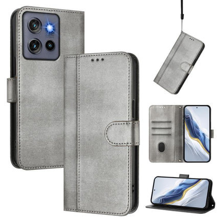Line Splicing Buckle Retro Leather Phone Case, For Motorola Moto G Stylus 5G 2025 Global, For Motorola Moto G15 / G15 Power, For Motorola Moto G05 / E15