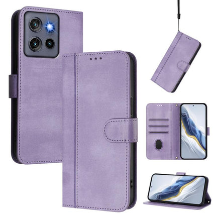 Line Splicing Buckle Retro Leather Phone Case, For Motorola Moto G Stylus 5G 2025 Global, For Motorola Moto G15 / G15 Power, For Motorola Moto G05 / E15