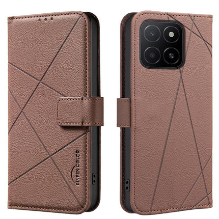 Geometric Pattern RFID Leather Phone Case, For Honor 300 Pro 5G / 300 Ultra 5G, For Honor 300, For Honor X5B, For Honor X7C / 200 Smart