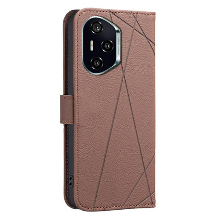 Geometric Pattern RFID Leather Phone Case, For Honor 300 Pro 5G / 300 Ultra 5G, For Honor 300, For Honor X5B, For Honor X7C / 200 Smart