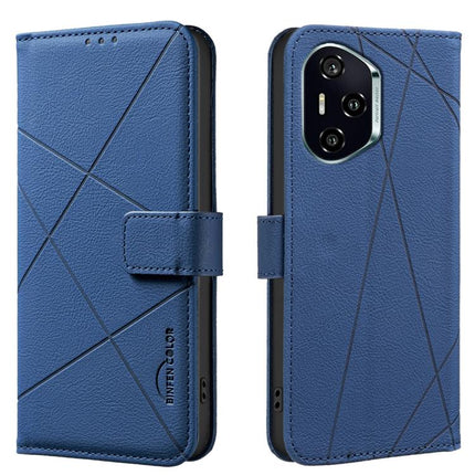 Geometric Pattern RFID Leather Phone Case, For Honor 300 Pro 5G / 300 Ultra 5G, For Honor 300, For Honor X5B, For Honor X7C / 200 Smart