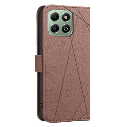 Geometric Pattern RFID Leather Phone Case, For Honor X6B, For Honor 200 Lite, For Honor X8B, For Honor X9B / Magic6 Lite