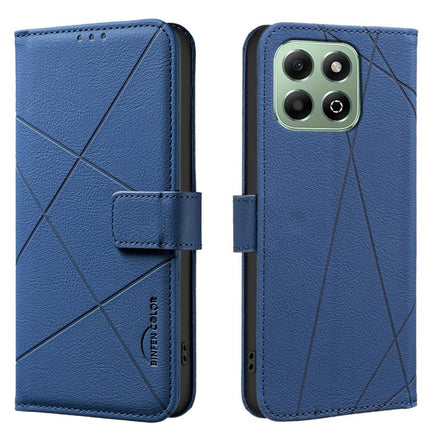Geometric Pattern RFID Leather Phone Case, For Honor X6B, For Honor 200 Lite, For Honor X8B, For Honor X9B / Magic6 Lite