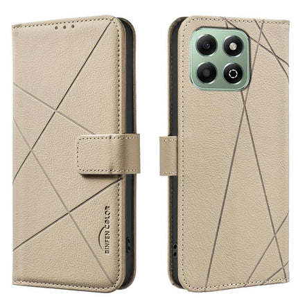 Geometric Pattern RFID Leather Phone Case, For Honor X6B, For Honor 200 Lite, For Honor X8B, For Honor X9B / Magic6 Lite