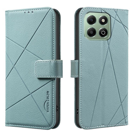 Geometric Pattern RFID Leather Phone Case, For Honor X6B, For Honor 200 Lite, For Honor X8B, For Honor X9B / Magic6 Lite