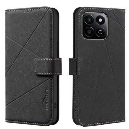 Geometric Pattern RFID Leather Phone Case, For Honor 300 Pro 5G / 300 Ultra 5G, For Honor 300, For Honor X5B, For Honor X7C / 200 Smart