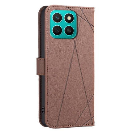 Geometric Pattern RFID Leather Phone Case, For Honor X8C, For Honor X9C 5G / Magic7 Lite, For Honor 300 Pro 5G / 300 Ultra 5G, For Honor 300