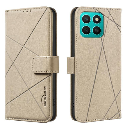 Geometric Pattern RFID Leather Phone Case, For Honor 400 Lite Global, For Honor 400 Global 156.5mm, For Honor X8C, For Honor X9C 5G / Magic7 Lite