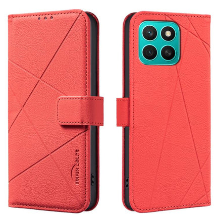 Geometric Pattern RFID Leather Phone Case, For Honor 400 Lite Global, For Honor 400 Global 156.5mm, For Honor X8C, For Honor X9C 5G / Magic7 Lite