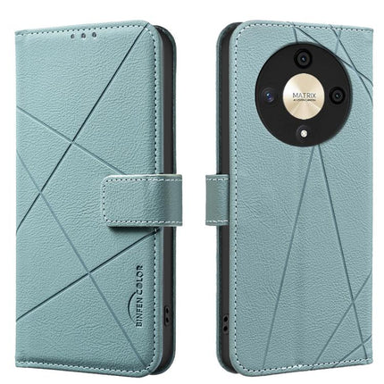 Geometric Pattern RFID Leather Phone Case, For Honor X6B, For Honor 200 Lite, For Honor X8B, For Honor X9B / Magic6 Lite