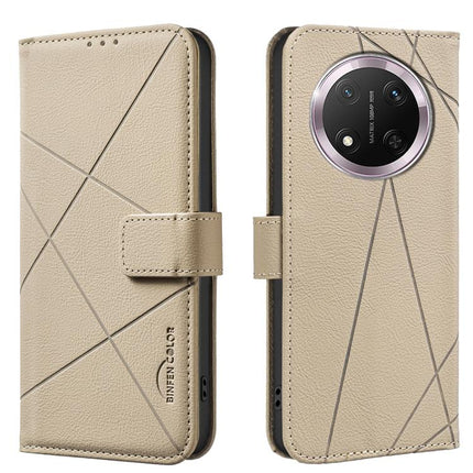 Geometric Pattern RFID Leather Phone Case, For Honor 400 Lite Global, For Honor 400 Global 156.5mm, For Honor X8C, For Honor X9C 5G / Magic7 Lite