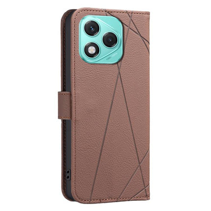 Geometric Pattern RFID Leather Phone Case, For Honor 400 Lite Global, For Honor 400 Global 156.5mm, For Honor X8C, For Honor X9C 5G / Magic7 Lite