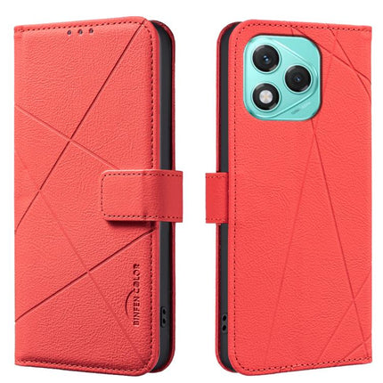 Geometric Pattern RFID Leather Phone Case, For Honor 400 Lite Global, For Honor 400 Global 156.5mm, For Honor X8C, For Honor X9C 5G / Magic7 Lite