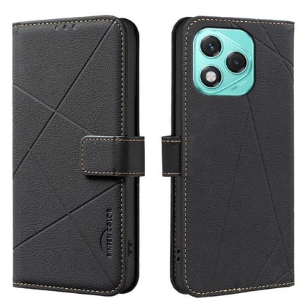 Geometric Pattern RFID Leather Phone Case, For Honor 400 Lite Global, For Honor 400 Global 156.5mm, For Honor X8C, For Honor X9C 5G / Magic7 Lite
