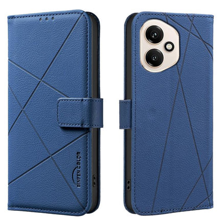 Geometric Pattern RFID Leather Phone Case, For Honor 400 Lite Global, For Honor 400 Global 156.5mm, For Honor X8C, For Honor X9C 5G / Magic7 Lite