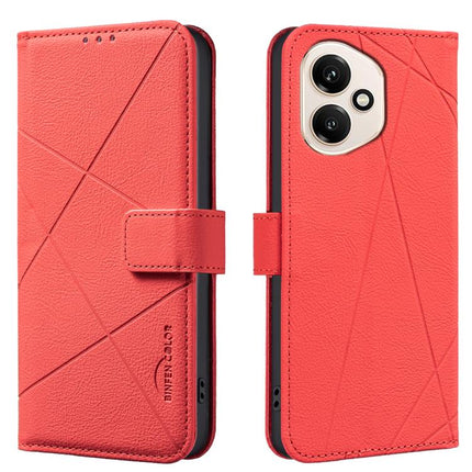 Geometric Pattern RFID Leather Phone Case, For Honor 400 Lite Global, For Honor 400 Global 156.5mm, For Honor X8C, For Honor X9C 5G / Magic7 Lite