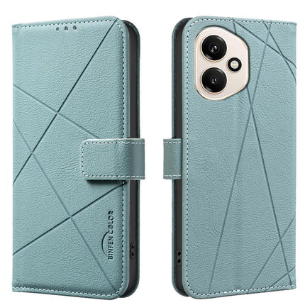 Geometric Pattern RFID Leather Phone Case, For Honor 400 Lite Global, For Honor 400 Global 156.5mm, For Honor X8C, For Honor X9C 5G / Magic7 Lite