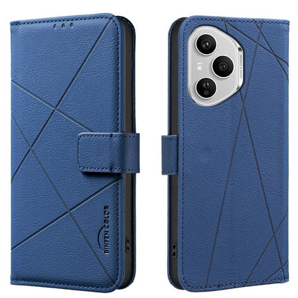 Geometric Pattern RFID Leather Phone Case, For Honor X5c 4G / X5c Plus, For Honor X9d 5G / X70 5G, For Honor X7d 5G, For Honor 400 Pro Global 160.8mm