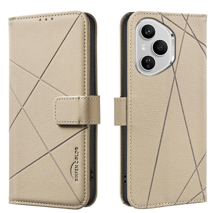 Geometric Pattern RFID Leather Phone Case, For Honor X5c 4G / X5c Plus, For Honor X9d 5G / X70 5G, For Honor X7d 5G, For Honor 400 Pro Global 160.8mm