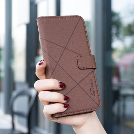 Geometric Pattern RFID Leather Phone Case, For Honor X5c 4G / X5c Plus, For Honor X9d 5G / X70 5G, For Honor X7d 5G, For Honor 400 Pro Global 160.8mm