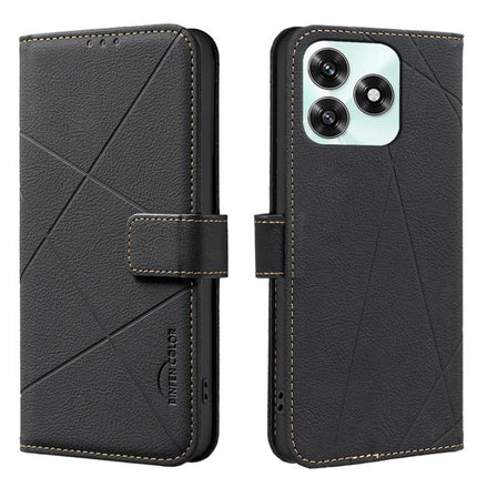 Geometric Pattern RFID Leather Phone Case, For Honor X5c 4G / X5c Plus, For Honor X9d 5G / X70 5G, For Honor X7d 5G, For Honor 400 Pro Global 160.8mm