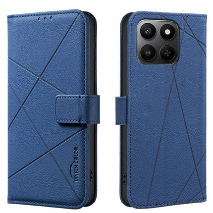 Geometric Pattern RFID Leather Phone Case, For Honor X5c 4G / X5c Plus, For Honor X9d 5G / X70 5G, For Honor X7d 5G, For Honor 400 Pro Global 160.8mm