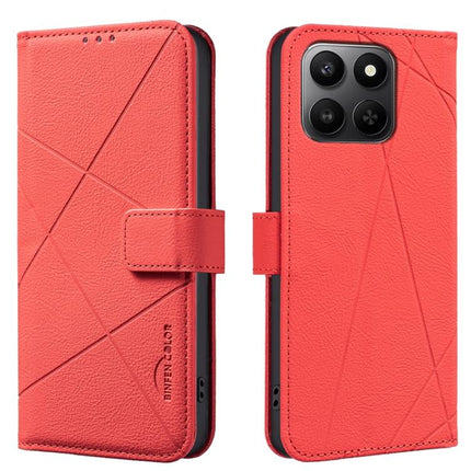 Geometric Pattern RFID Leather Phone Case, For Honor X5c 4G / X5c Plus, For Honor X9d 5G / X70 5G, For Honor X7d 5G, For Honor 400 Pro Global 160.8mm