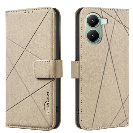 Geometric Pattern RFID Leather Phone Case, For Xiaomi 15T 5G, For Xiaomi Poco F7 5G Global, For Xiaomi Poco X7 Pro, For Xiaomi Poco C75