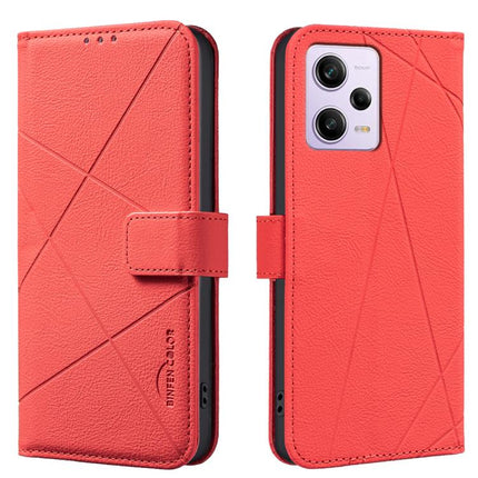 Geometric Pattern RFID Leather Phone Case, For Xiaomi Poco C55, For Xiaomi Poco X5 Pro, For Xiaomi Poco X5, For Xiaomi Poco M3 Pro
