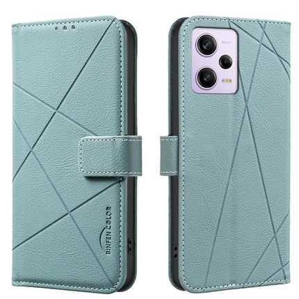 Geometric Pattern RFID Leather Phone Case, For Xiaomi Poco C55, For Xiaomi Poco X5 Pro, For Xiaomi Poco X5, For Xiaomi Poco M3 Pro