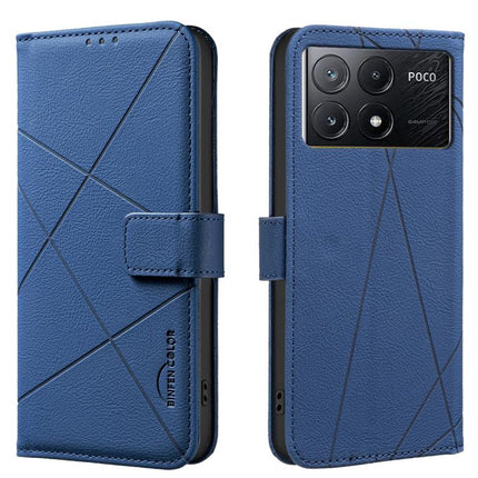 Geometric Pattern RFID Leather Phone Case, For Xiaomi Poco M7 Pro 5G, For Xiaomi Poco X6 Pro, For Xiaomi 13T, For Xiaomi Poco F5 5G