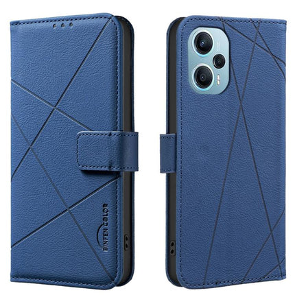 Geometric Pattern RFID Leather Phone Case, For Xiaomi Poco M7 Pro 5G, For Xiaomi Poco X6 Pro, For Xiaomi 13T, For Xiaomi Poco F5 5G