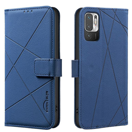 Geometric Pattern RFID Leather Phone Case, For Xiaomi Poco C55, For Xiaomi Poco X5 Pro, For Xiaomi Poco X5, For Xiaomi Poco M3 Pro