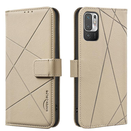 Geometric Pattern RFID Leather Phone Case, For Xiaomi Poco C55, For Xiaomi Poco X5 Pro, For Xiaomi Poco X5, For Xiaomi Poco M3 Pro