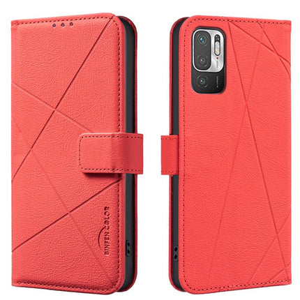 Geometric Pattern RFID Leather Phone Case, For Xiaomi Poco C55, For Xiaomi Poco X5 Pro, For Xiaomi Poco X5, For Xiaomi Poco M3 Pro