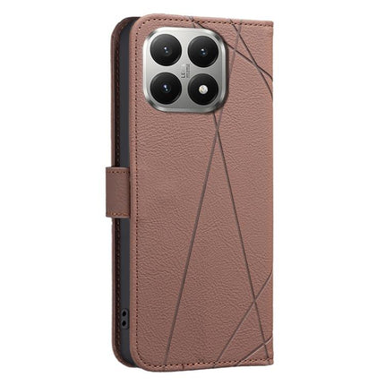 Geometric Pattern RFID Leather Phone Case, For Xiaomi 15T 5G, For Xiaomi Poco F7 5G Global, For Xiaomi Poco X7 Pro, For Xiaomi Poco C75