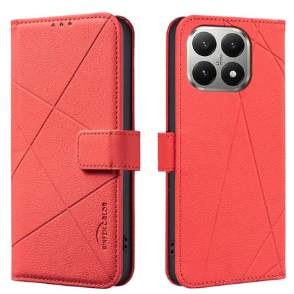 Geometric Pattern RFID Leather Phone Case, For Xiaomi 15T 5G, For Xiaomi Poco F7 5G Global, For Xiaomi Poco X7 Pro, For Xiaomi Poco C75