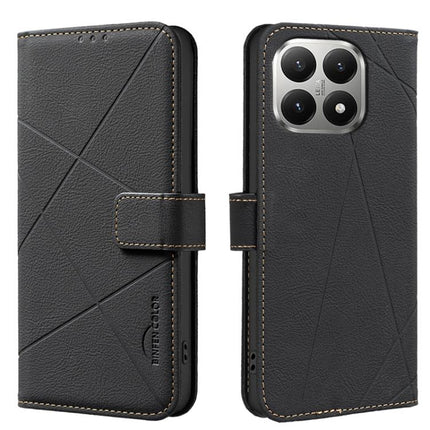 Geometric Pattern RFID Leather Phone Case, For Xiaomi 15T 5G, For Xiaomi Poco F7 5G Global, For Xiaomi Poco X7 Pro, For Xiaomi Poco C75