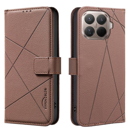 Geometric Pattern RFID Leather Phone Case, For Xiaomi 17T Pro 5G, For Xiaomi 17T 5G, For Xiaomi Poco M7 4G 169mm, For Xiaomi 15T Pro 5G