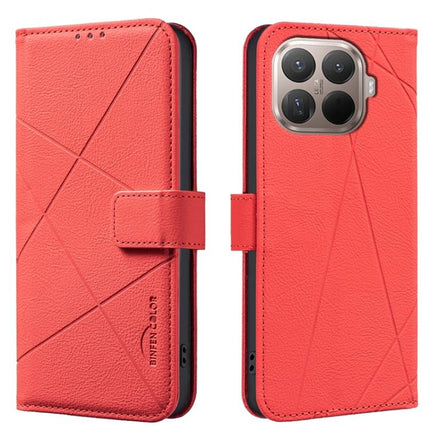 Geometric Pattern RFID Leather Phone Case, For Xiaomi 17T Pro 5G, For Xiaomi 17T 5G, For Xiaomi Poco M7 4G 169mm, For Xiaomi 15T Pro 5G