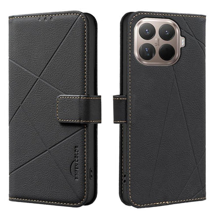 Geometric Pattern RFID Leather Phone Case, For Xiaomi 17T Pro 5G, For Xiaomi 17T 5G, For Xiaomi Poco M7 4G 169mm, For Xiaomi 15T Pro 5G